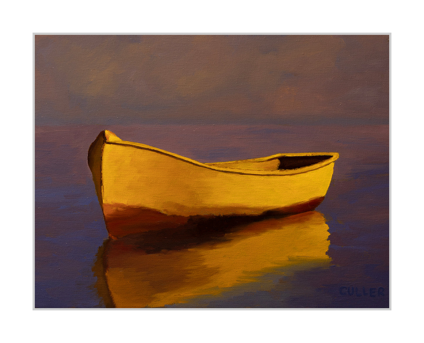 "Boat on Purple" Fine Art Print