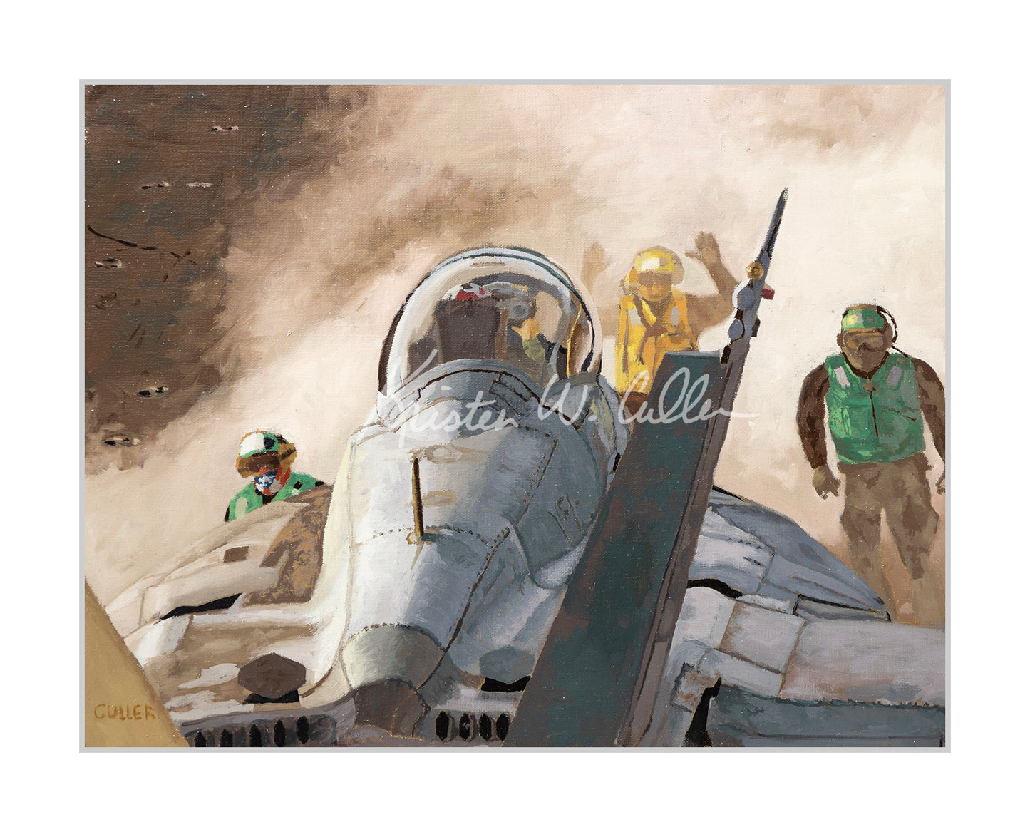 (Navy Series) "Cat Shot" Limited Edition Archival Print