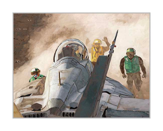 (Navy Series) "Cat Shot" Limited Edition Archival Print