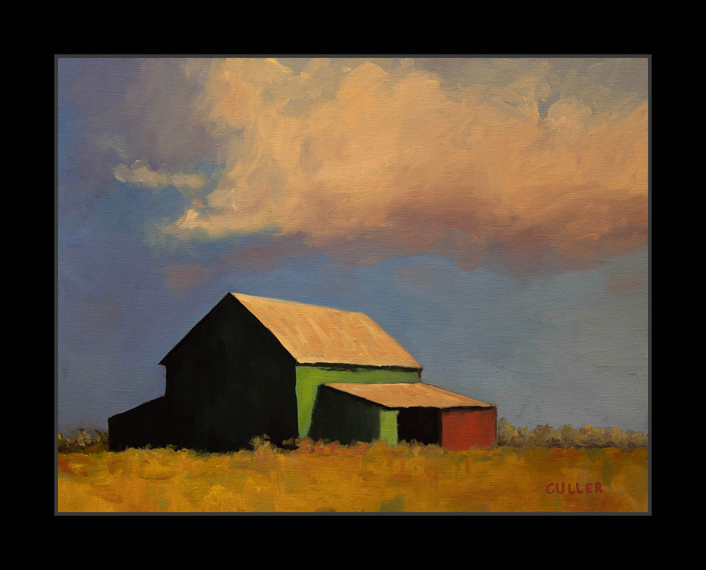 "Green Barn" Fine Art Print