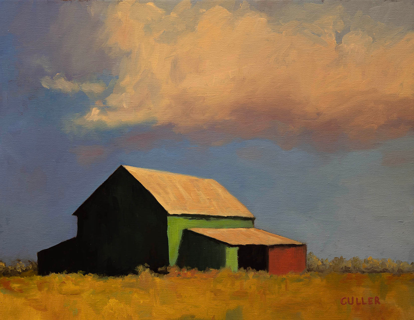 "Green Barn" Fine Art Print