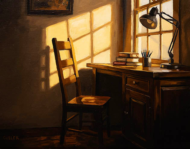 "Between Chapters" 11" x 14" Oil on Linen