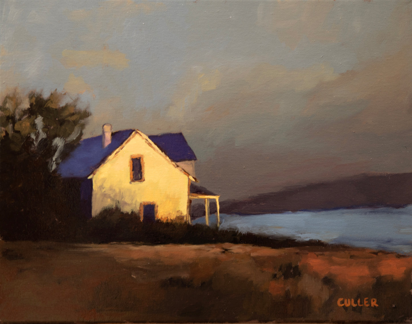 "Lake House" 11" x 14" Oil on Linen