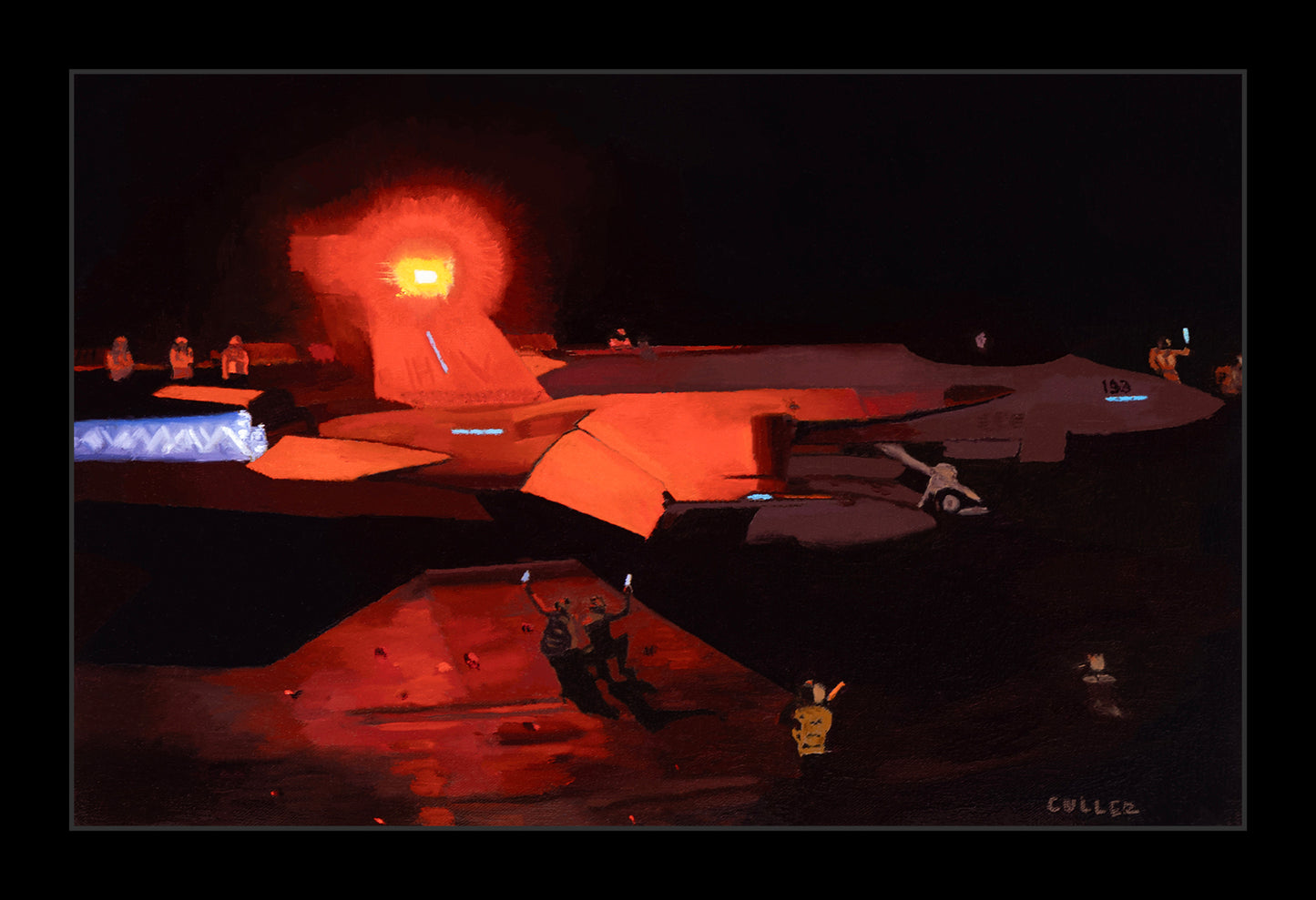 (Navy Series) "Dark Night at Sea" Limited Edition Archival Print