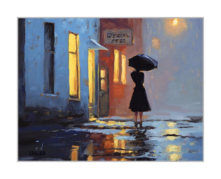 "Rainy Evening" Limited Edition Archival Print
