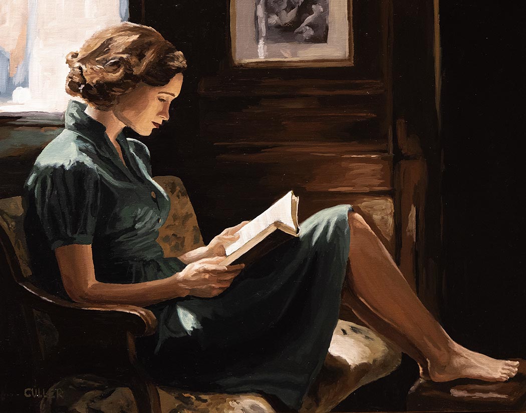 "Reading Nook" 11" x 14" Oil on Linen