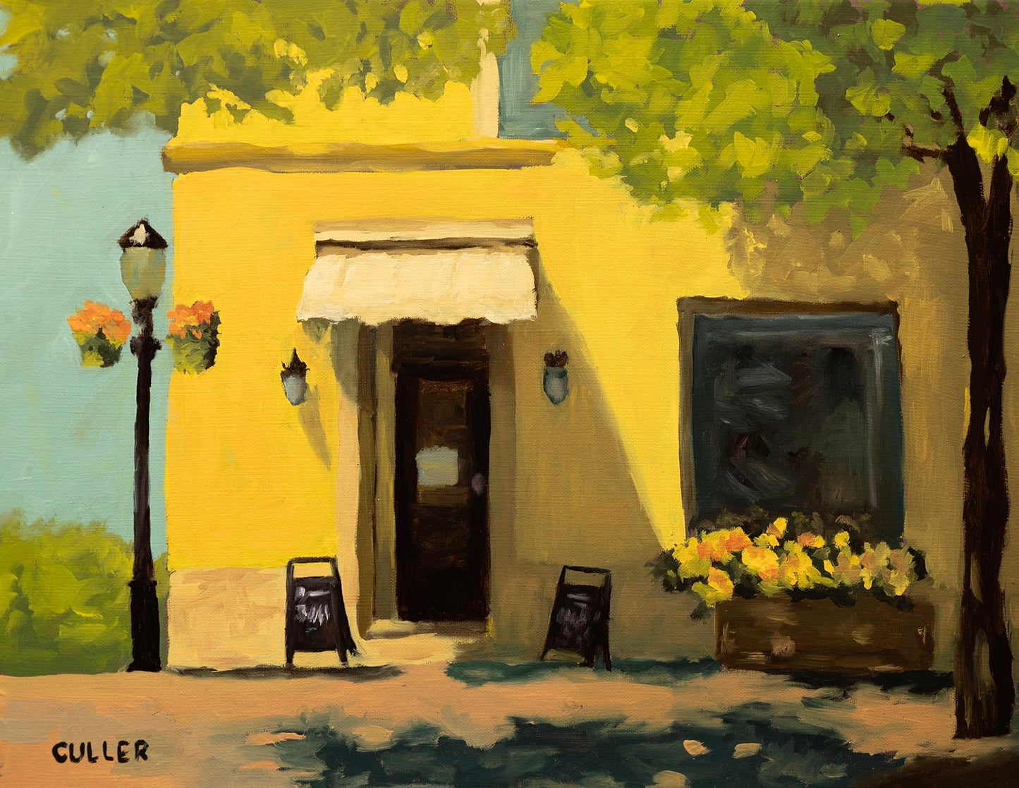 "Storefront in Yellow" Fine Art Print