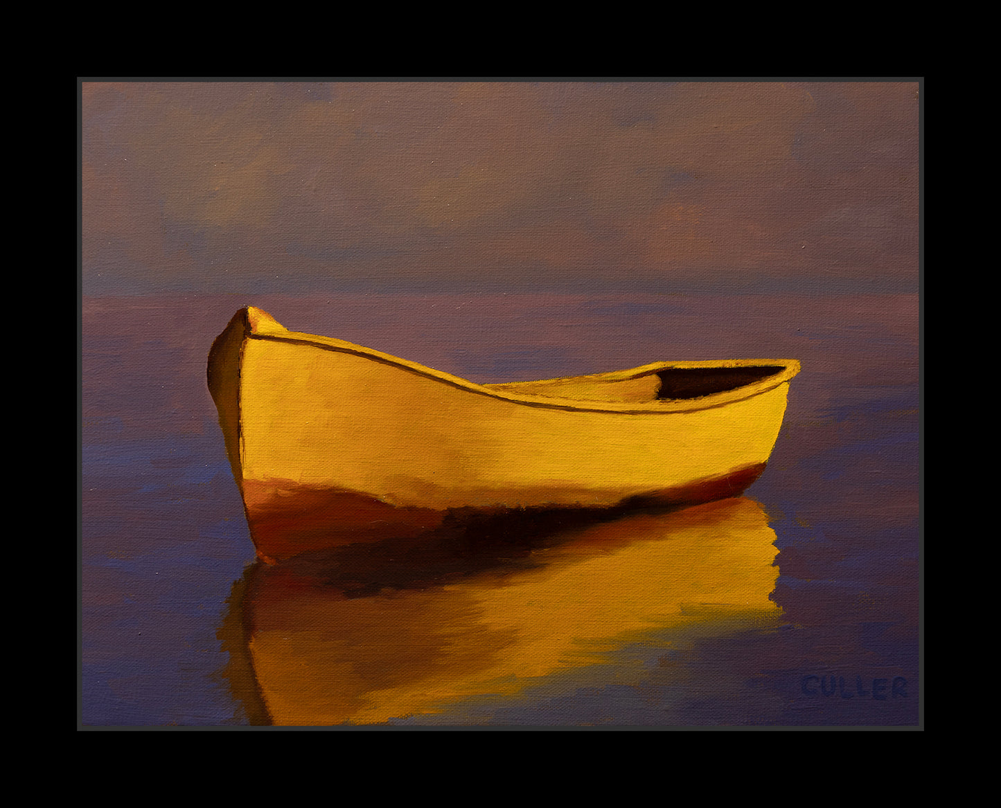 "Boat on Purple" Fine Art Print