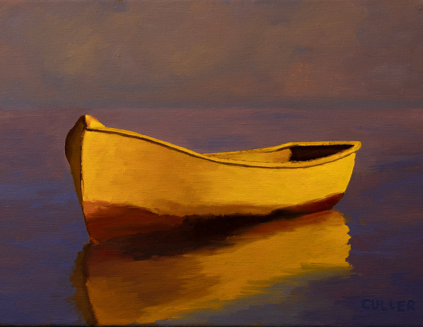 "Boat on Purple" Fine Art Print