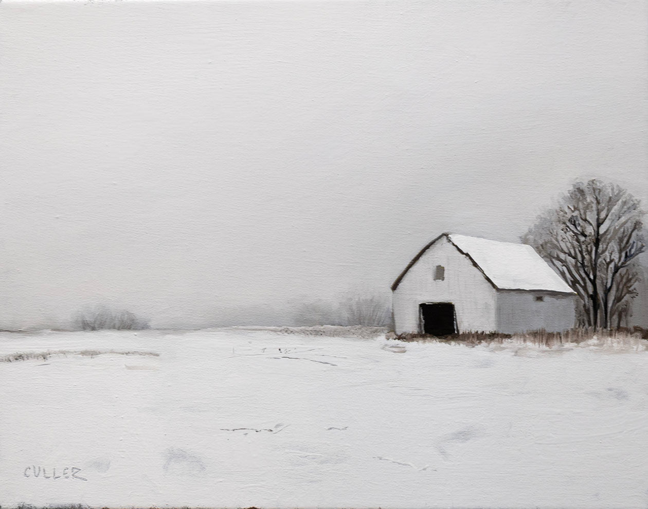 "Snow Day" 11" x 14" Oil on Linen