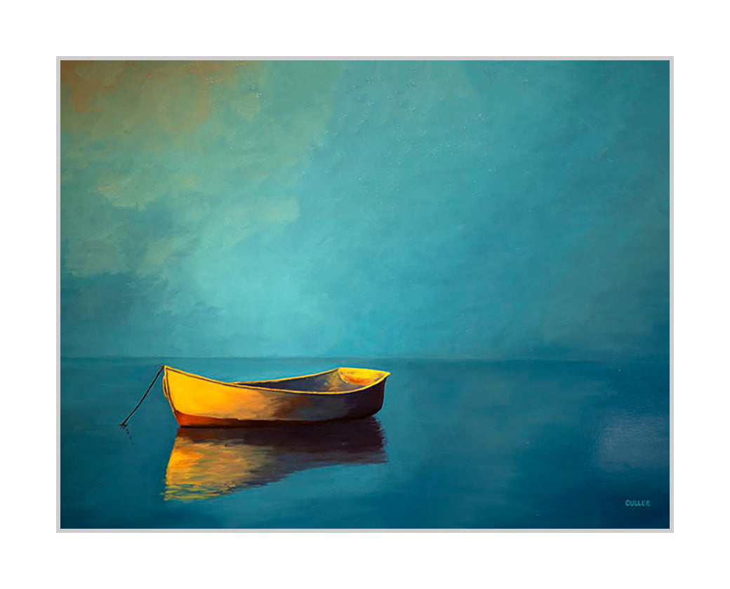 "Boat on Blue" Limited Edition Archival Print