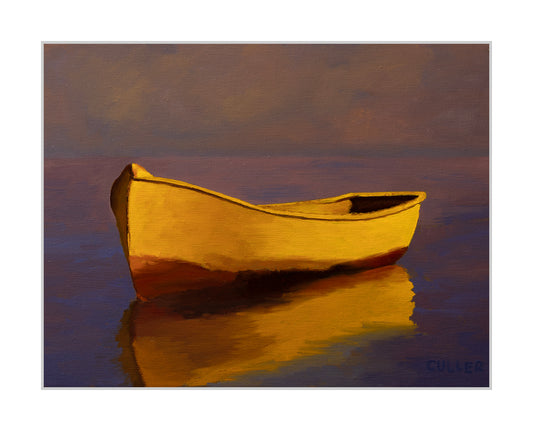 "Boat on Purple" Fine Art Print