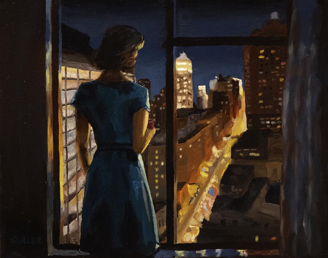 "City View" 11x14" Oil on Linen