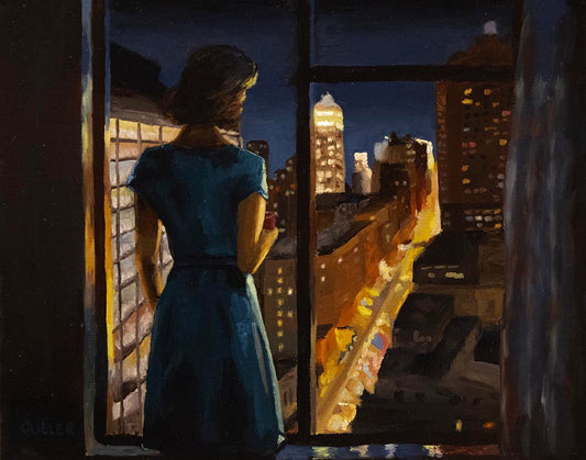 "City View" 11x14" Oil on Linen