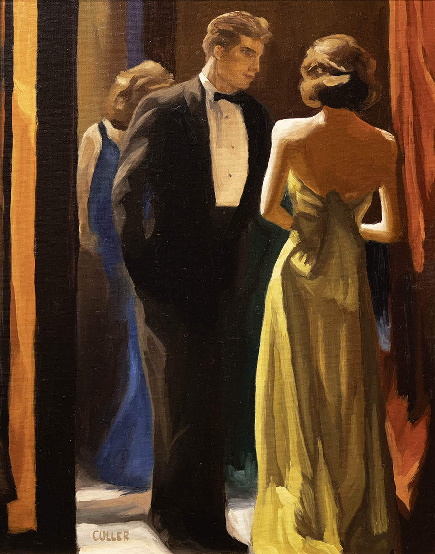 "Date Night" 14 x 11" Oil on Linen
