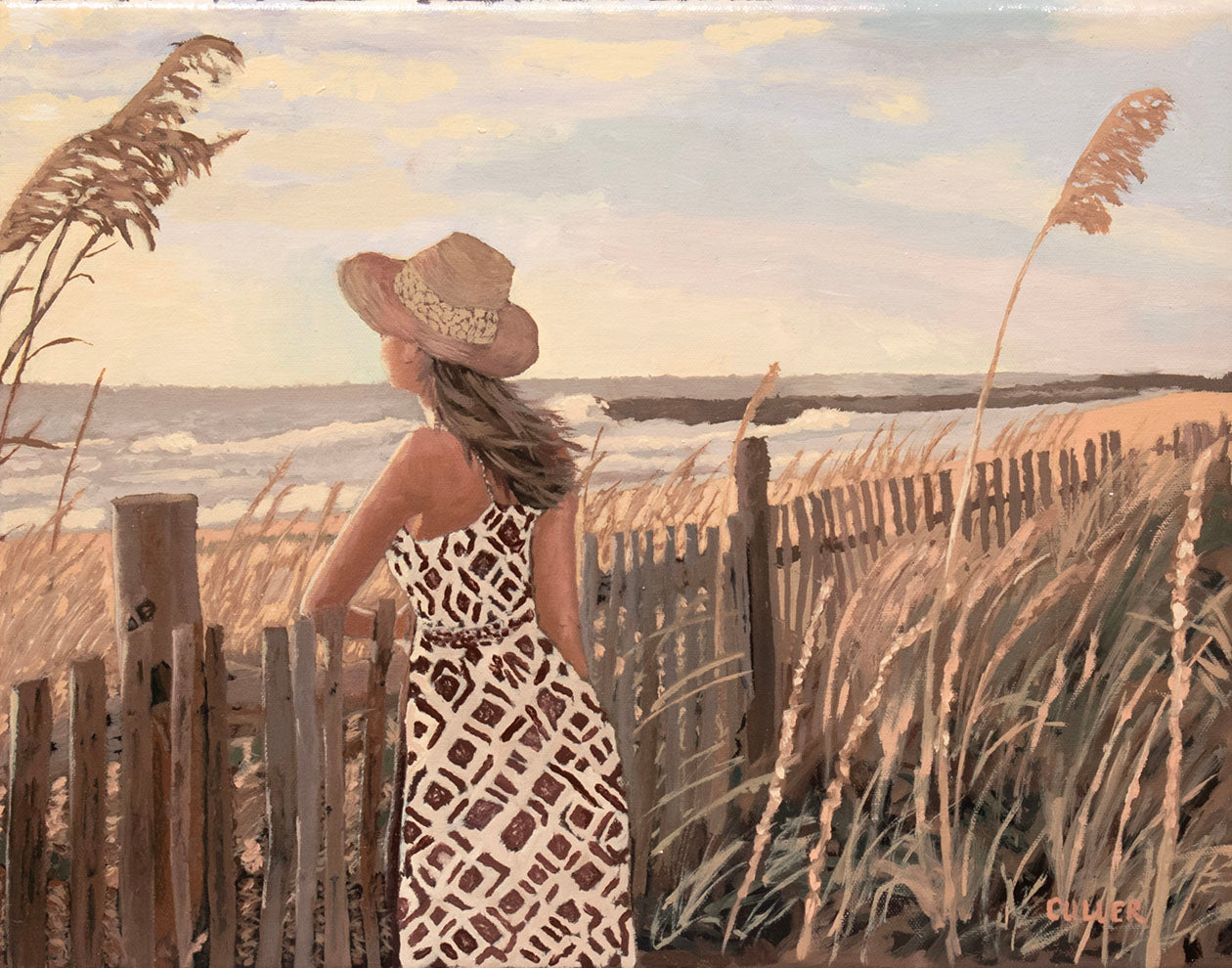 "Contemplative" 11" x 14" Oil on Linen