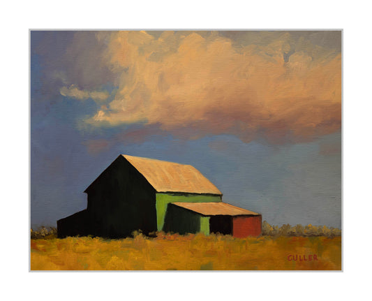 "Green Barn" Fine Art Print