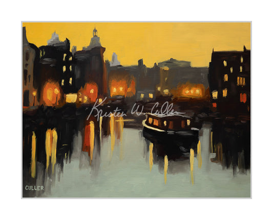 "Harbor in Twilight" Limited Edition Archival Print
