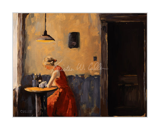 "Lady in Red" Limited Edition Archival Print