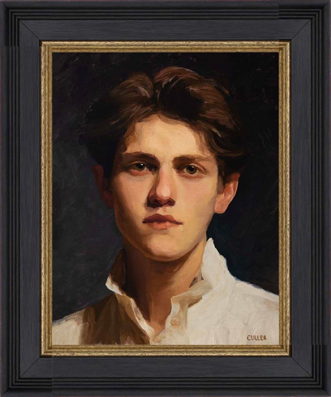 "Portrait of a Young Man" 14 x 11" Oil on Linen
