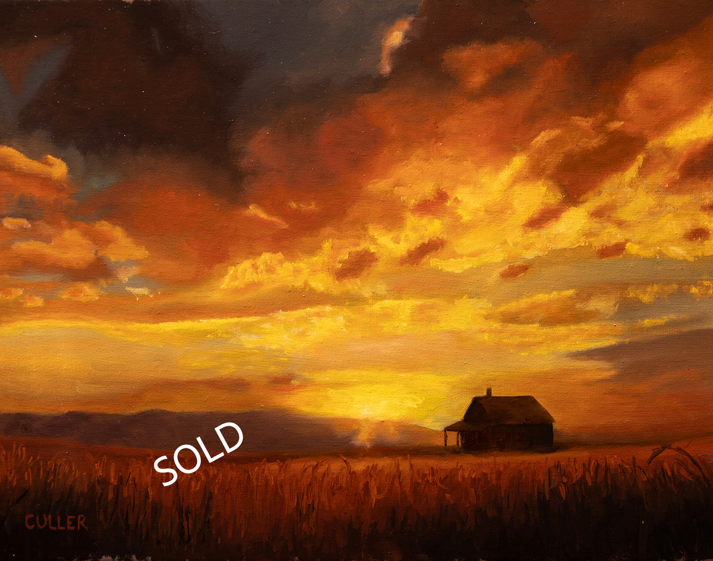 "Summer Evening" 11" x 14" Oil on Linen