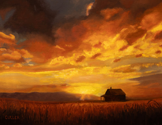 "Summer Evening #2" 22" x 28" Oil on Linen